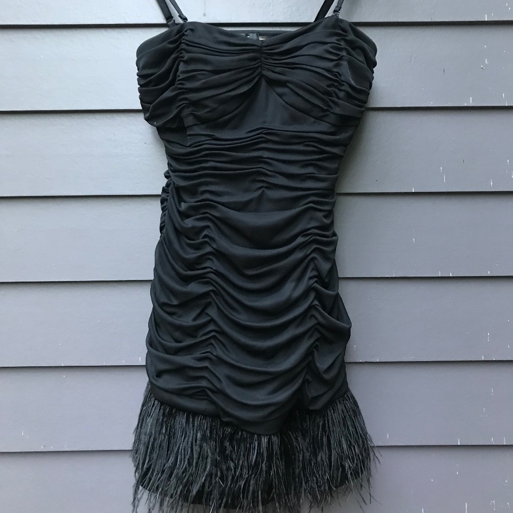 Black cocktail dress